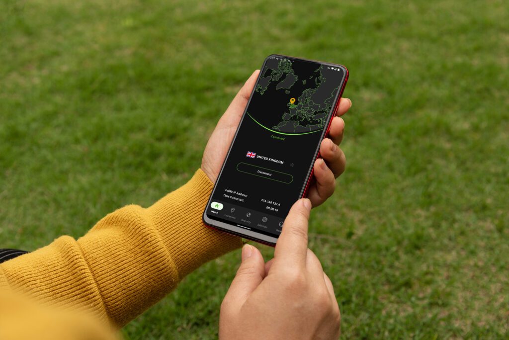 IPVanish app on Android