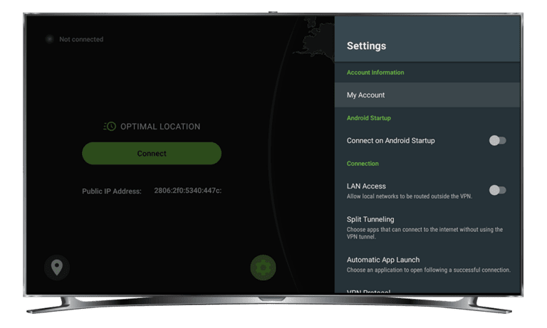 IPVanish app on Fire TV image