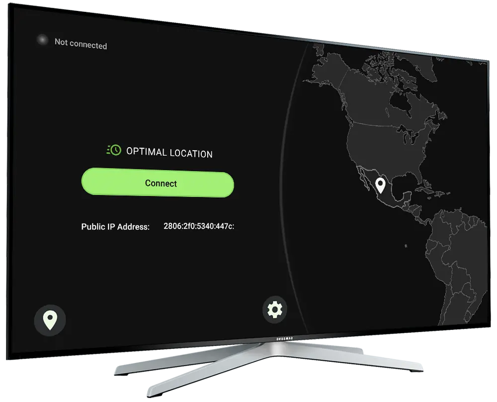 IPVanish app on tv